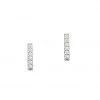 Tai The CZ Stick Stud Earring In Silver Accessories