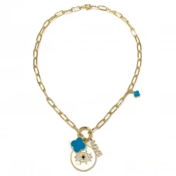 Theia Jewlery The Gold Plated Charm Necklace