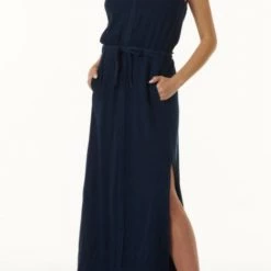 Splendid The Cleo Maxi In Navy