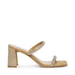 Steve Madden The Crystal Slide Sandal In Blush