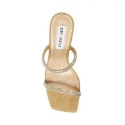 Steve Madden The Crystal Slide Sandal In Blush