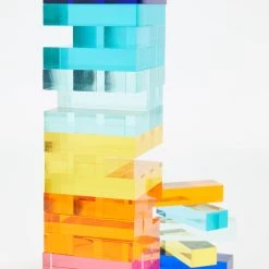 Sunny Life The Lucite Jumbling Tower In Rainbow Accessories