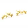 Tai The Pave Five Star Earrings In Gold
