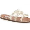 Steve Madden The Flat Pearl Slide In Clear