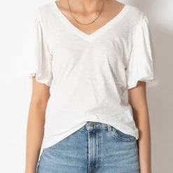 Tart The Bell Sleeve Tee In White