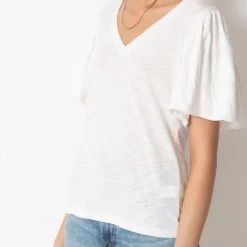 Tart The Bell Sleeve Tee In White