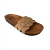 Bibi Lou Shoes The Cork Footbed Braided Slide In Nude