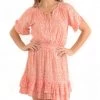 Walker & Wade Contemporary Clothing The Courtney Dress In Coral Floral
