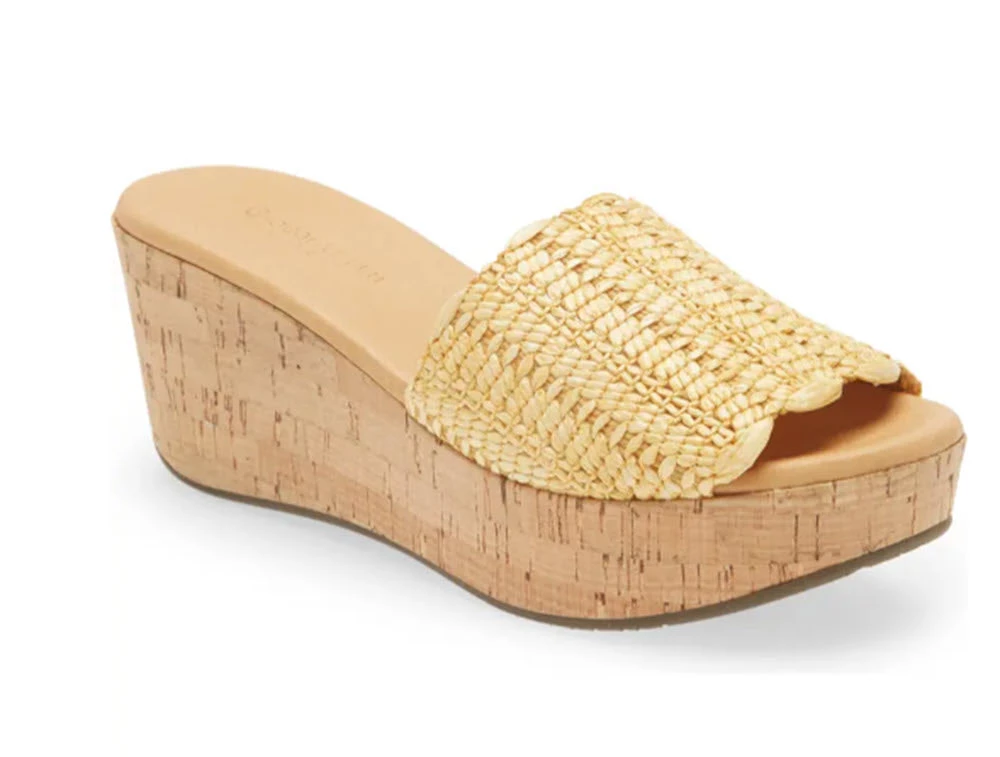 Chocolat Blu Shoes The Macrame Slide On Work Wedge In Natural 1 Chocolat Blu Shoes The Macrame Slide On Work Wedge In Natural