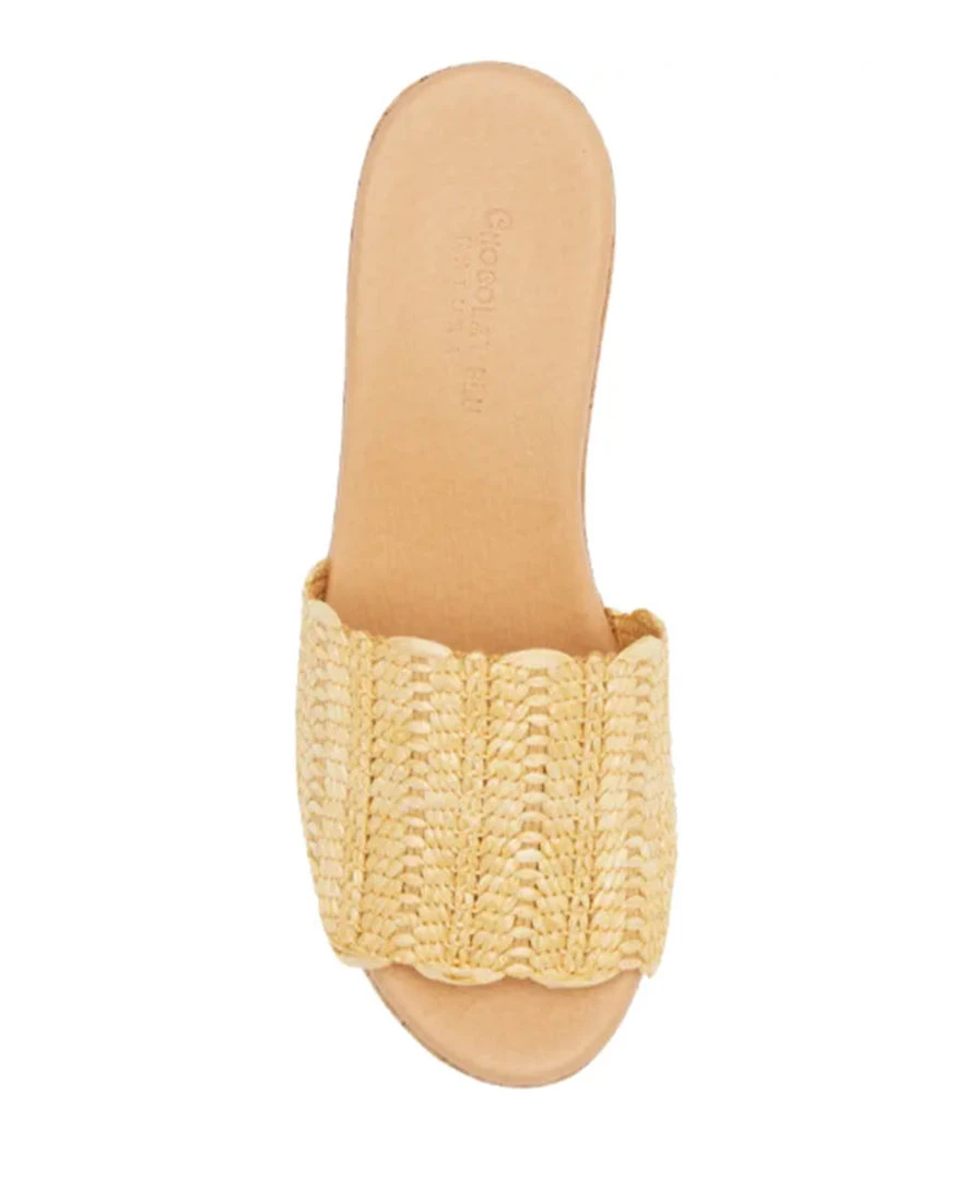 Chocolat Blu Shoes The Macrame Slide On Work Wedge In Natural 3 Chocolat Blu Shoes The Macrame Slide On Work Wedge In Natural