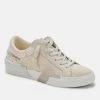 Dolce Vita The Linen & Snake Sneaker In Natural Shoes