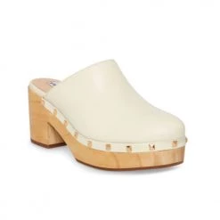 Steve Madden Shoes The Pyramid Stud Clog In Bone