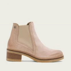 Porronet The Gore Ankle Bootie In Sand