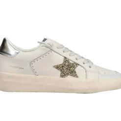 Vintage Havana The Glitter Star Lace Sneaker In White Shoes