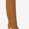 Steve Madden The Tall Dress Boot With Mid Stack Heel In Tan