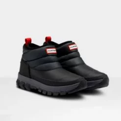 Hunter Shoes The Insulated Snow Boot In Black