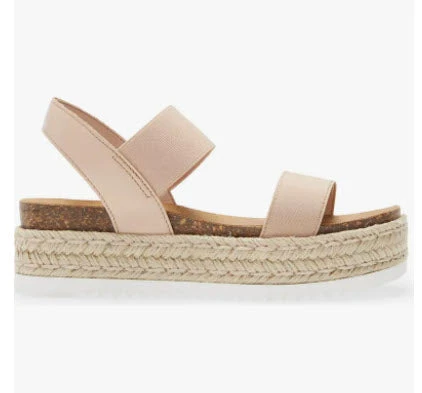 Steve Madden The Two Band Platform Espadrille In Blush 2 Steve Madden The Two Band Platform Espadrille In Blush