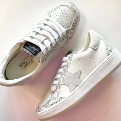 Vintage Havana The Star Snake Skin Lace Sneakers In White Multi Shoes