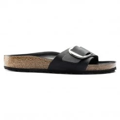 Madrid Big Buckle - The Birkenstock Premier Single Band Sandal In Black Shoes