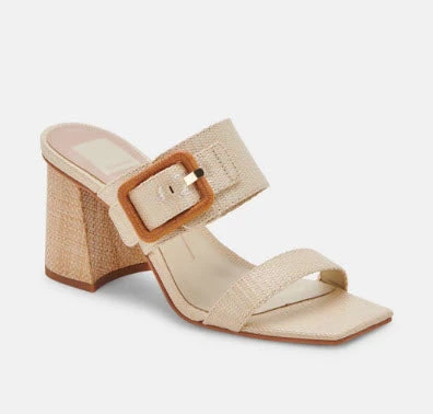 Dolce Vita The Raffia Buckle Sandal In Natural 1 Dolce Vita The Raffia Buckle Sandal In Natural