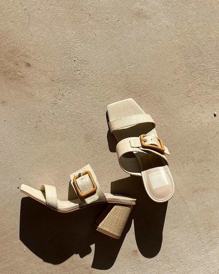 Dolce Vita The Raffia Buckle Sandal In Natural 3 Dolce Vita The Raffia Buckle Sandal In Natural