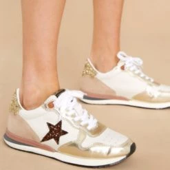 Vintage Havana The Star Lace Jogger In Stone Gold Shoes