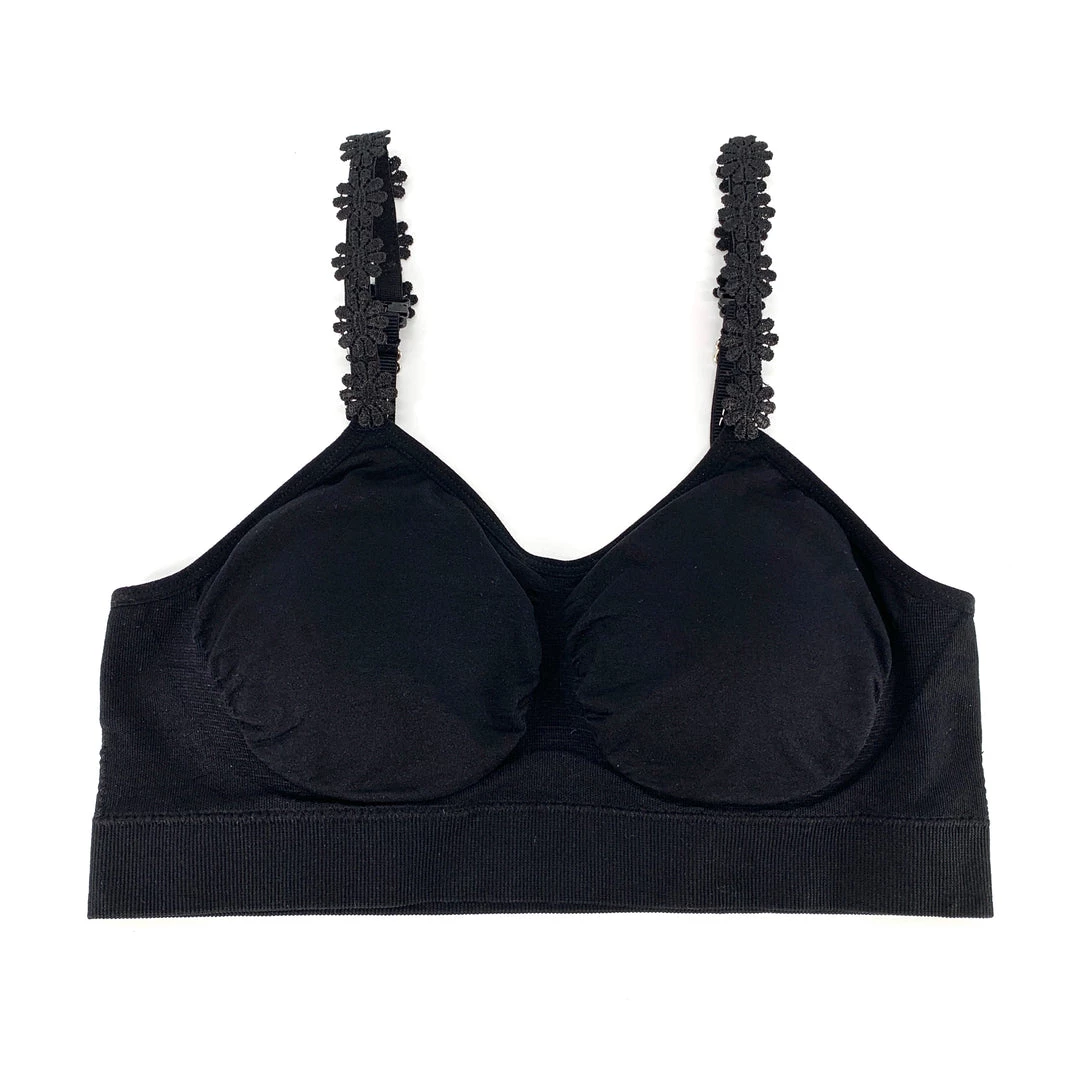 Strap Its The Floral Embroidered Strap In Black 1 Strap Its The Floral Embroidered Strap In Black