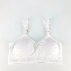 Strap Its Accessories The White Embroidered Bra