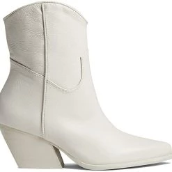 Steve Madden The Mid Cowboy Boot In White Shoes